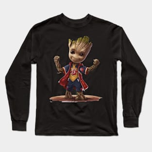 Groot Vs Atlanta Braves Braves Beware Long Sleeve T-Shirt